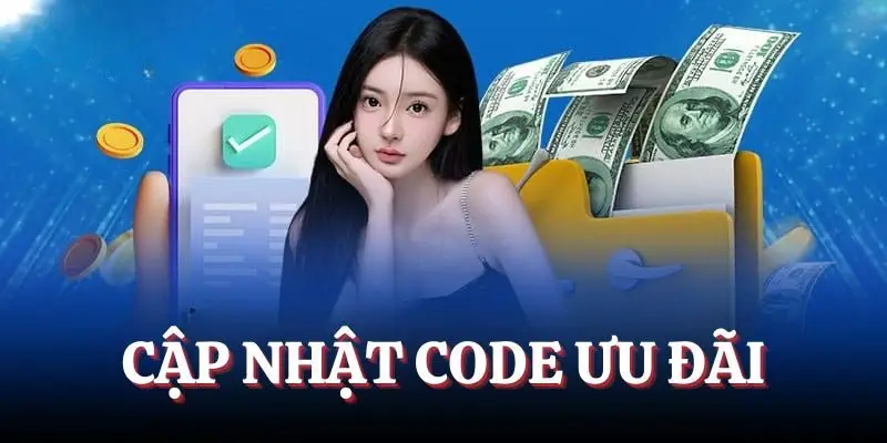 Cập nhật code ưu đãi từ kênh website đơn vị